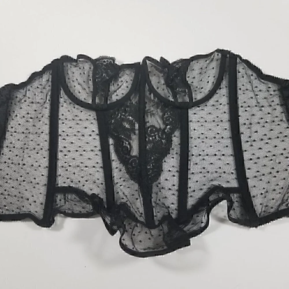 VTG Christian Dior Lace Corset Bra 34 Fits BC - Picture 2 of 7